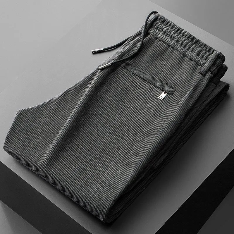 Men Corduroy Elastic Waist Cas - огляд і ціна Corduroy Pant Warm